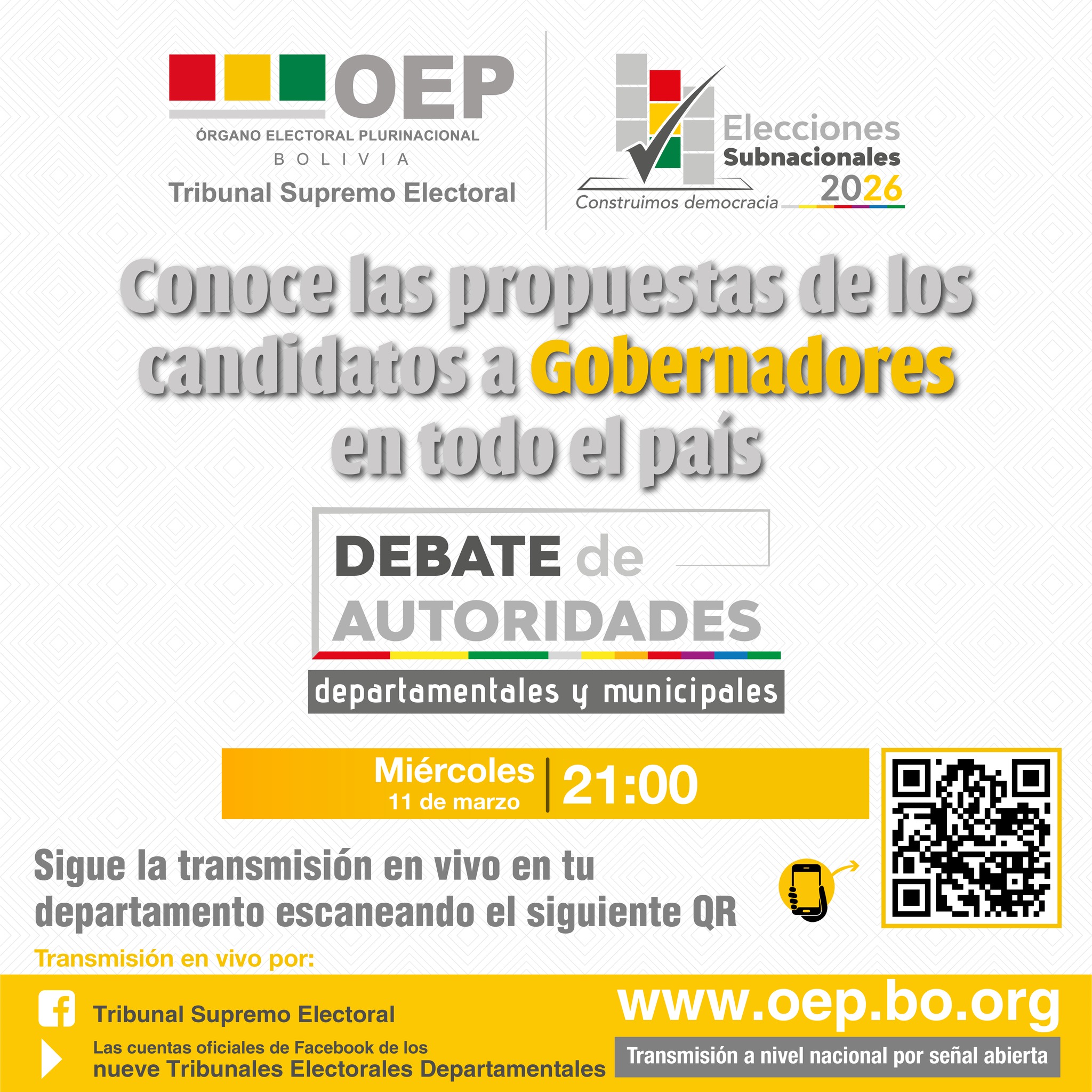 Al menos 64 candidatos saltan a la arena del debate simultáneo en 9 regiones